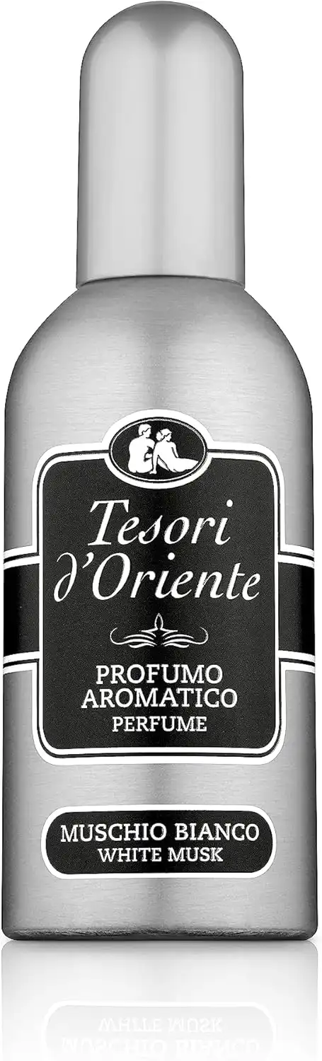 Confezione Regalo Tesori d'Oriente Muschio Bianco Doccia 250ml + Profumo +Spugna