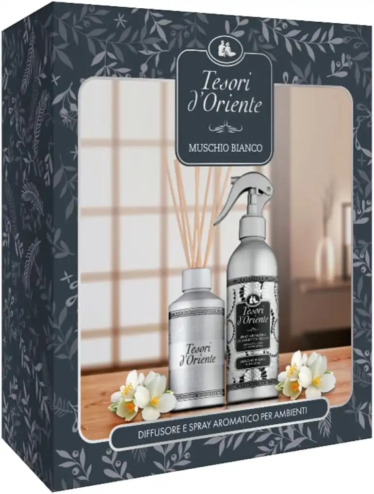 Confezione Regalo Tesori d'Oriente Muschio Profumatore 200ml + Deo Spray 250ml