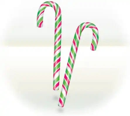 Bastoncini di zucchero Natale 100 pz – Lecca-lecca bianco rosso verde festa