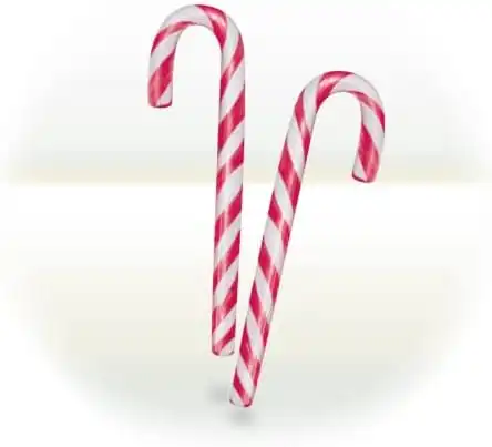 Bastoncini di zucchero Natale 100 pz vaso – Lecca-lecca bianco rosso festa