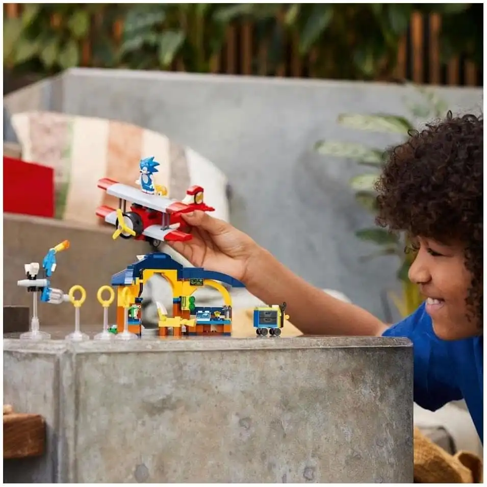 LEGO Sonic Laboratorio di Tails e Aereo Tornado Set Costruzione 4 Personaggi 6+