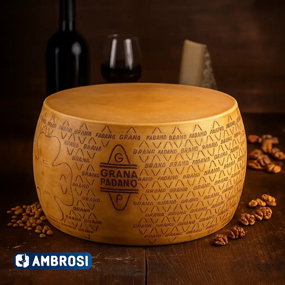 Forma Intera Grana Padano DOP Riserva 36kg Stagionatura Oltre 20 Mesi