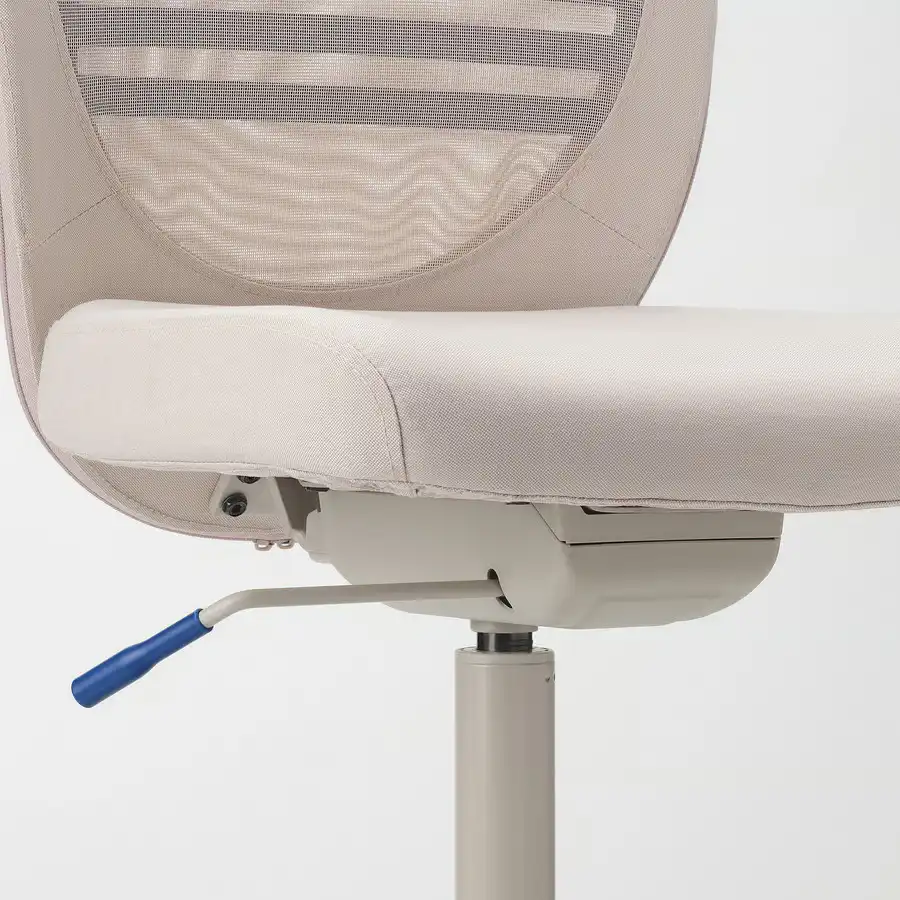 Sedia da Ufficio Ergonomica FLINTAN Beige Regolabile - Comfort e Stile 71x71cm