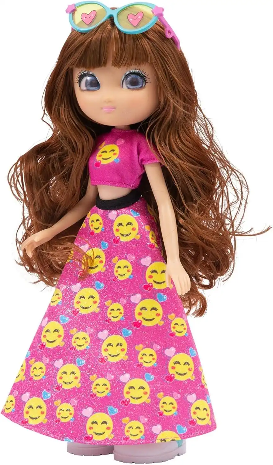 UNIQUE EYES Emotic Gaze Sophia Bambola Interattiva Occhiali Magici Realistici