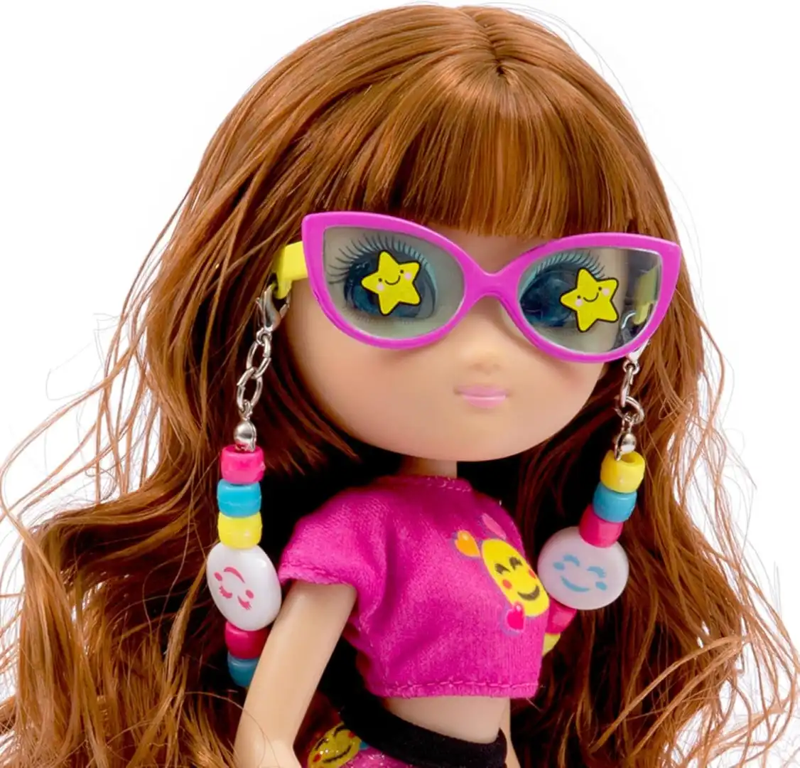 UNIQUE EYES Emotic Gaze Sophia Bambola Interattiva Occhiali Magici Realistici