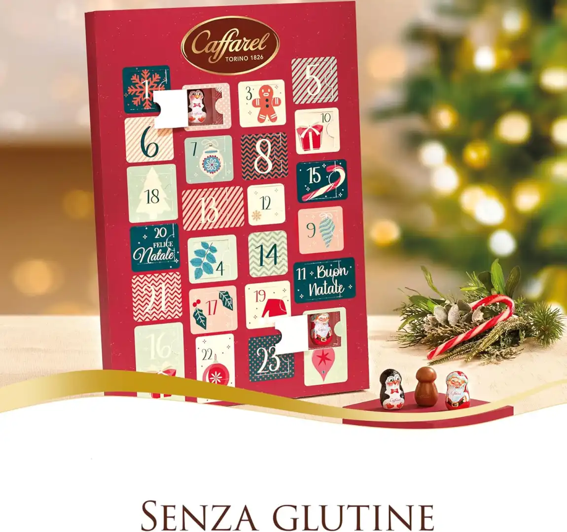Caffarel Calendario Dell’Avvento Con Cioccolatini Al Latte E Nocciole 265g