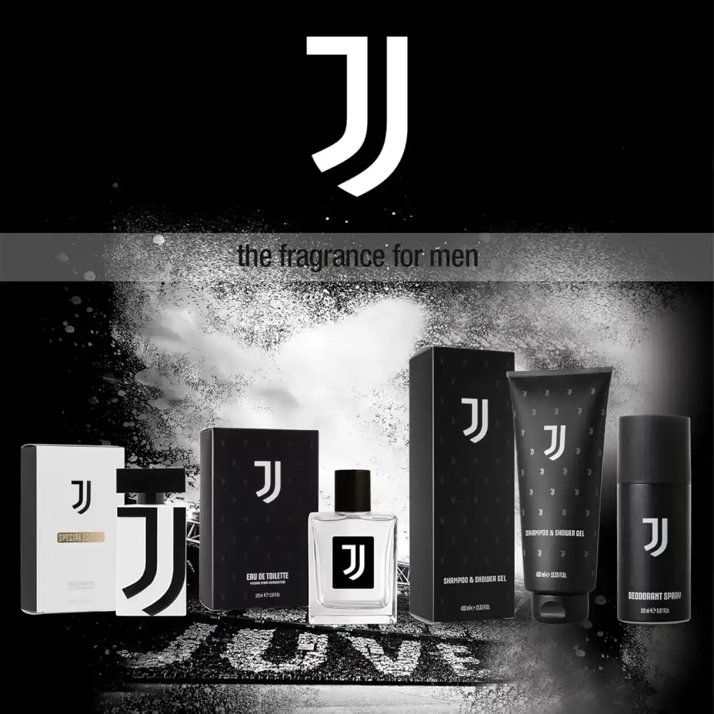 Confezione Regalo Uomo con Deodorante 150 ml + Docciaschiuma 200 ml Juventus