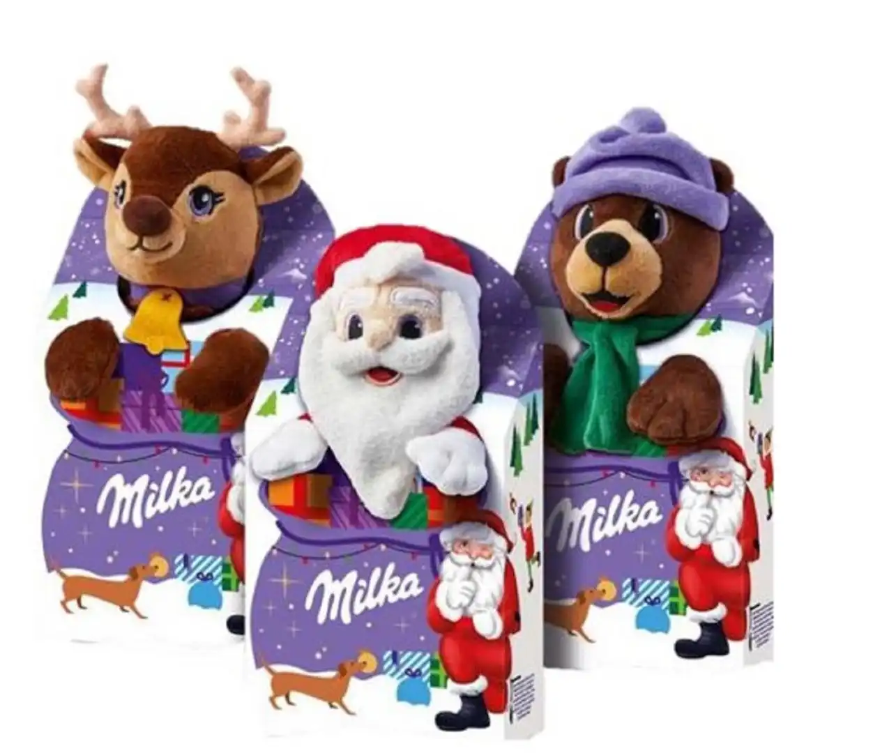 Milka Astuccio Natale Con Peluche E Cioccolatini Al Latte Alpino 98g