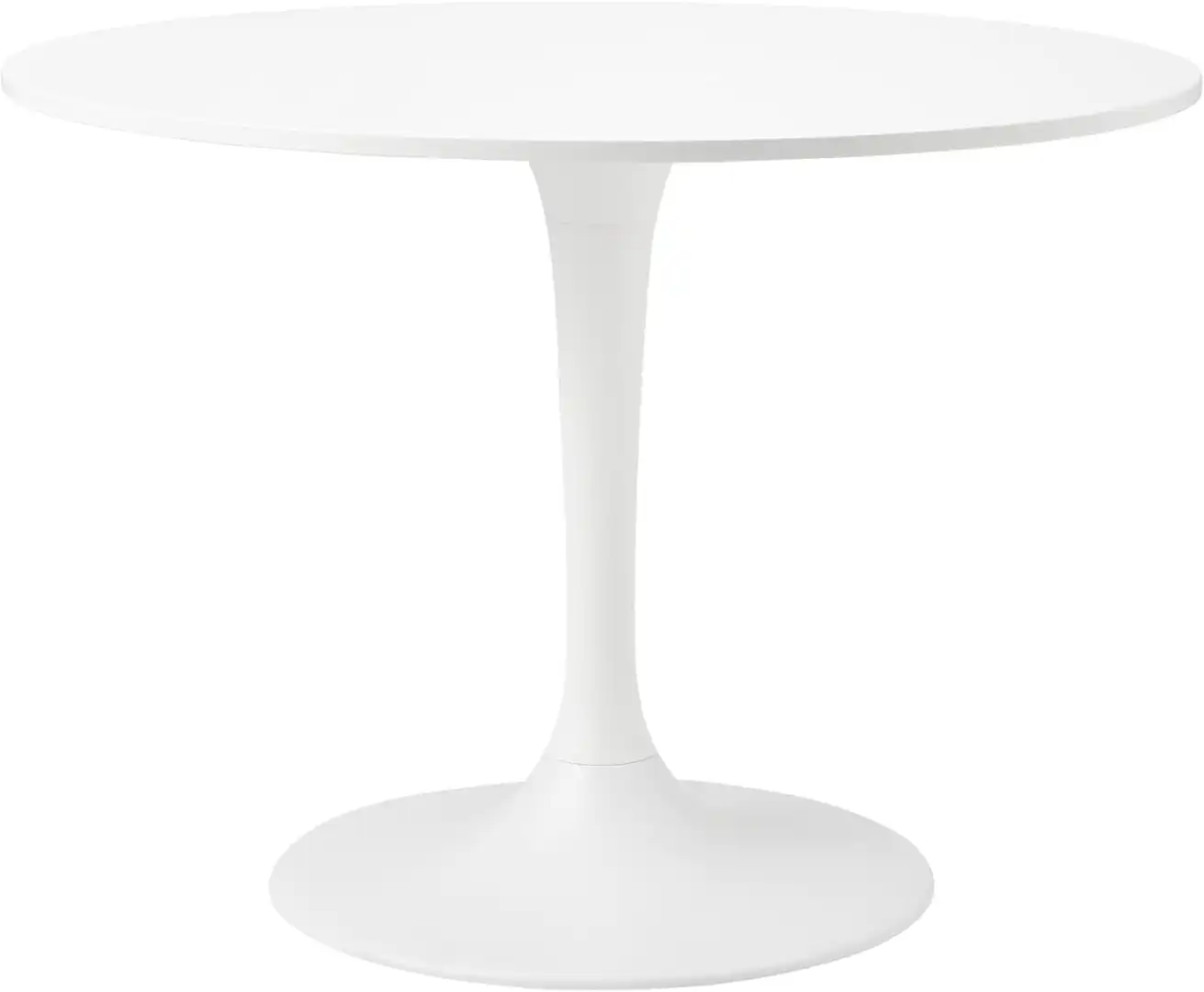 Ikea Docksta Tavolo Rotondo 103 Cm Bianco Design Moderno Stabile Elegante