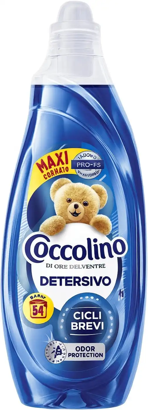 3 Coccolino Detersivo 54 Lavaggi Ultra Clean Care Odor Protection Set Lavatrice
