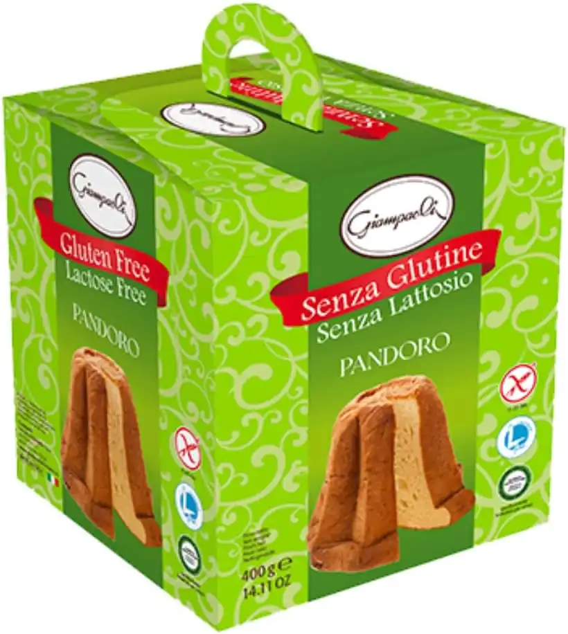 Giampaoli Pandoro Senza Glutine E Senza Lattosio 400G Dolce Natalizio