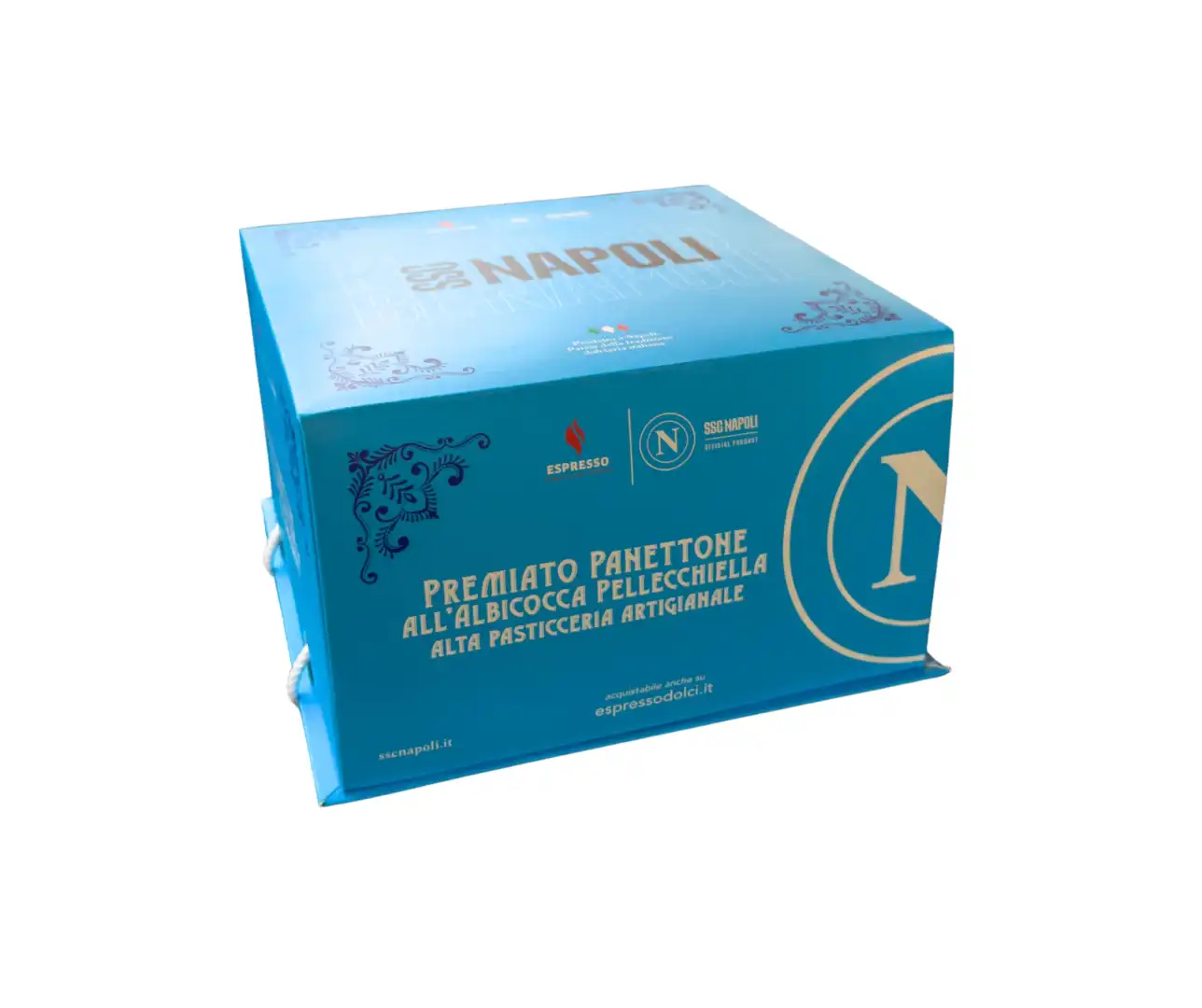 Panettone Albicocca Pellecchiella Vesuvio Ssc Napoli Limited Edition 1Kg