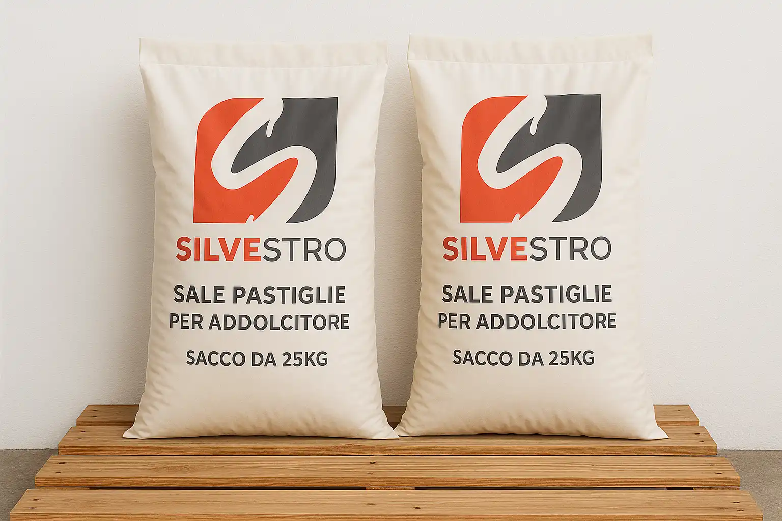 2 Sacchi Sale Addolcitore 25Kg Pastiglie Salgemma Acqua Addolcimento Pallet