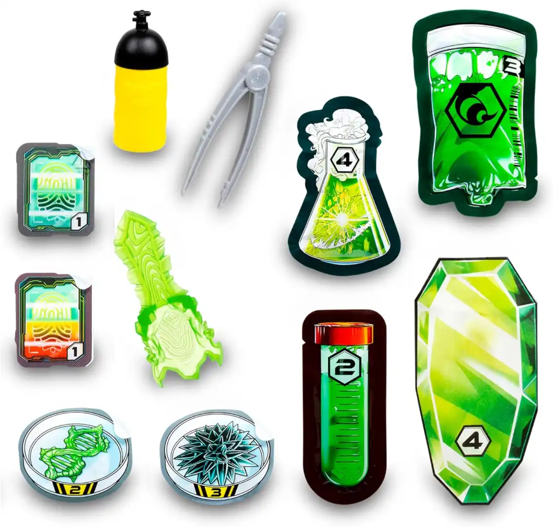 Beast Lab Refill Pack 2 Kit Ricarica Esperimenti Bio Beast con Accessorio 5 Anni