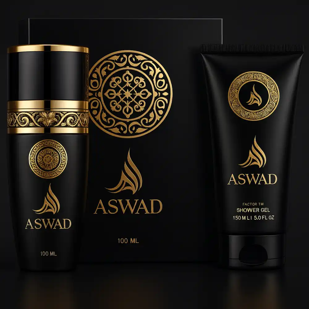 Aswad Eau de Parfum 100ml + Shower Gel 150ml Set Profumo Orientale Unisex