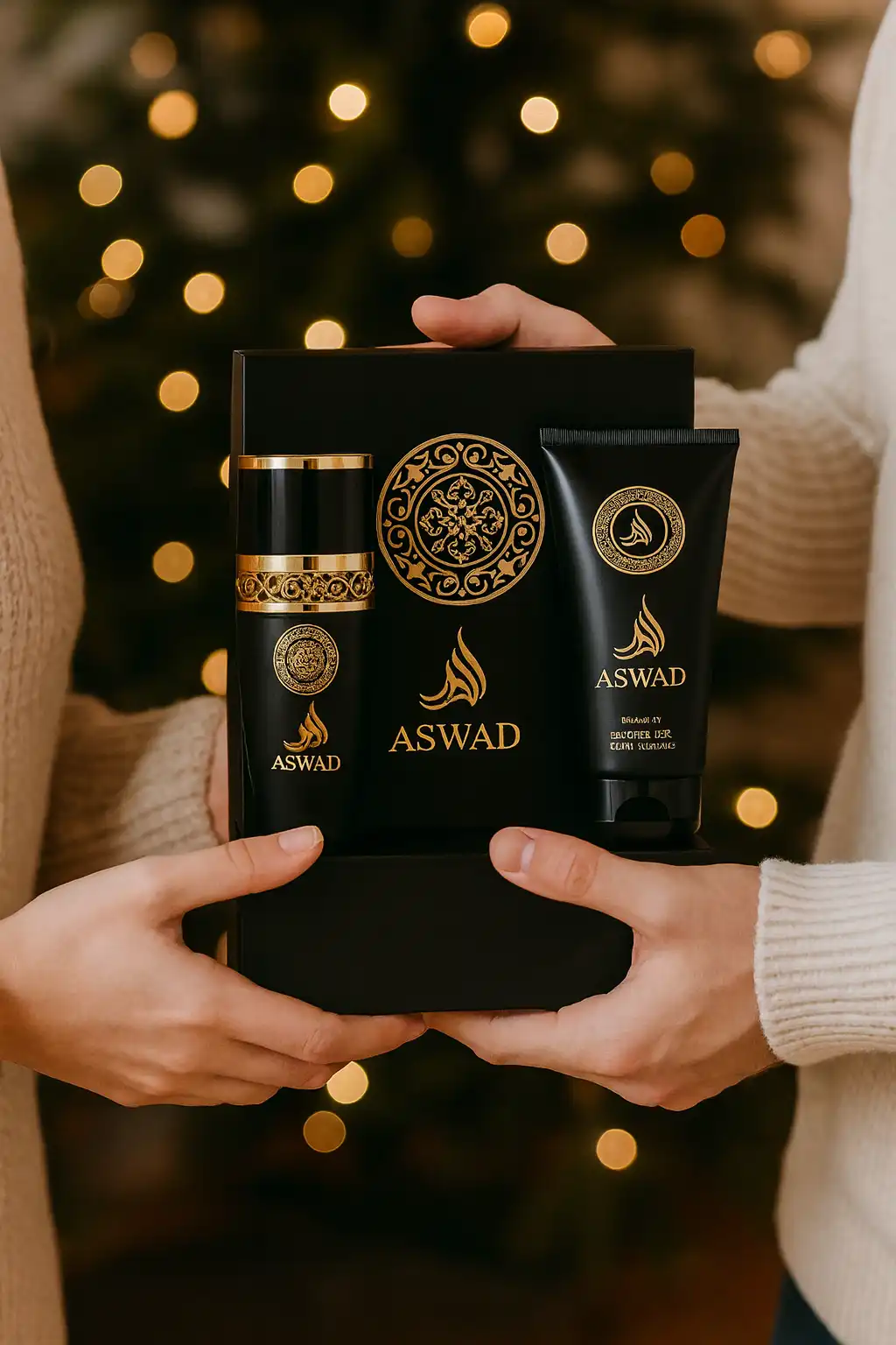 Aswad Eau de Parfum 100ml + Shower Gel 150ml Set Profumo Orientale Unisex