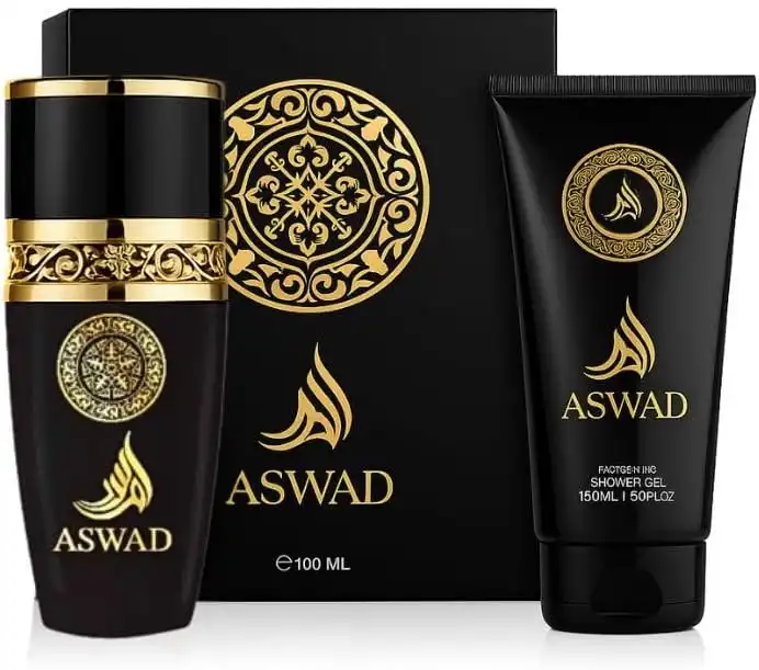 Aswad Eau de Parfum 100ml + Shower Gel 150ml Set Profumo Orientale Unisex