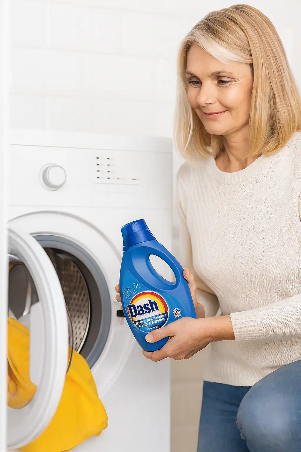 4 Pezzi Dash Detersivo Liquido Classico 23 Lavaggi Flacone 1035 ml