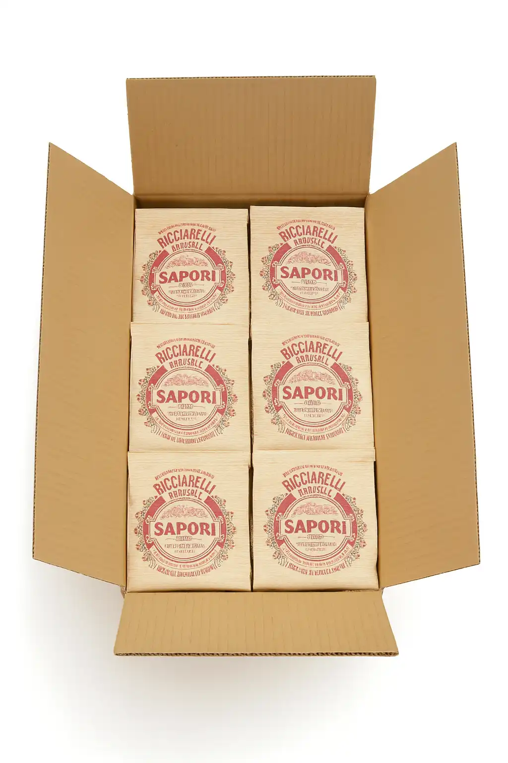 8 Pezzi Sapori Ricciarelli alla Mandorla 120g Dolcetti Toscani Artigianali