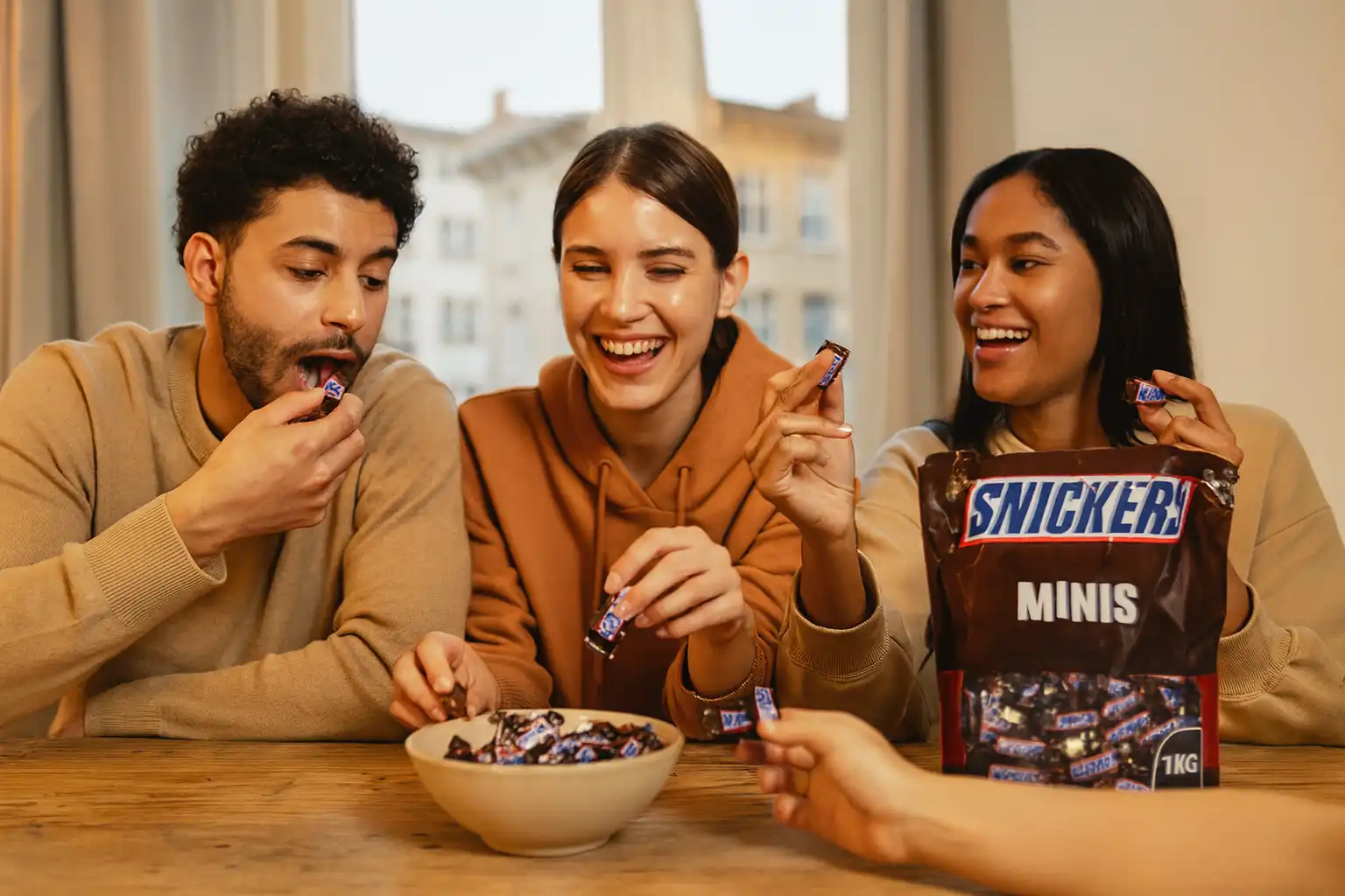 Snickers Minis 1Kg Cioccolatini Mini Formato Assortiti Caramello Arachidi