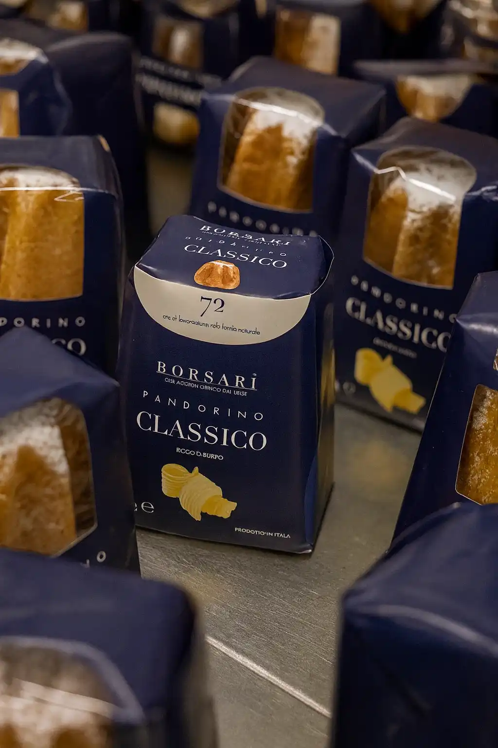 16 Pezzi Borsari Pandorino Classico 80g Mini Pandoro Soffice Ricco di Burro