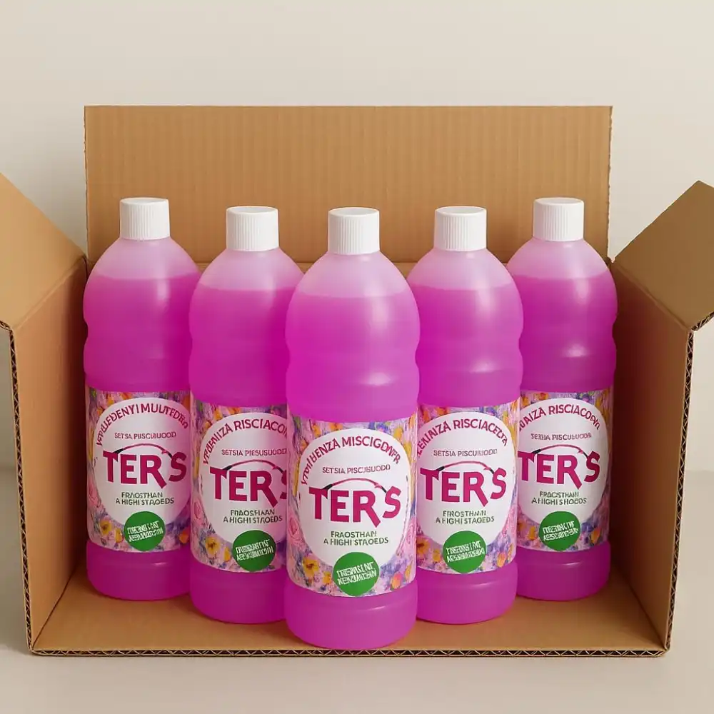 5x TERS Lavapavimenti 1L Fiori di Bosco Detergente Profumato Igienizzante 5Litri