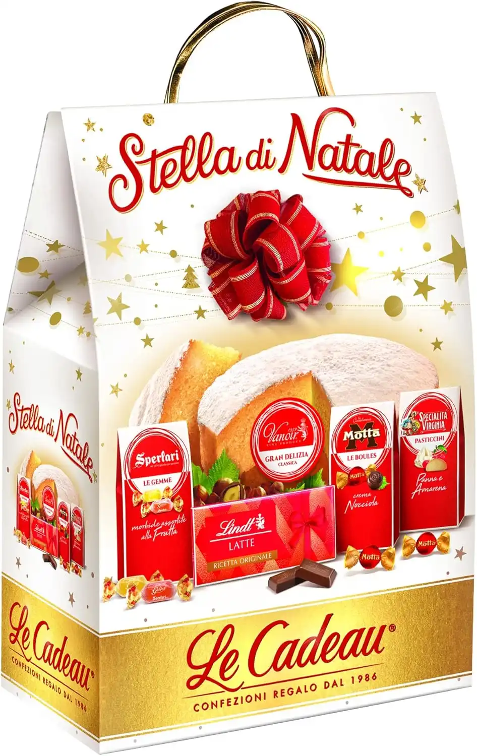 Le Cadeau Shopper Stella Di Natale Confezione Regalo Natalizia 5 Pezzi