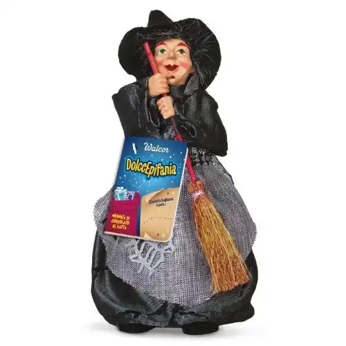 Walcor Befana Fabrizia Con Monete Di Cioccolato Al Latte 60G Bambola Epifania