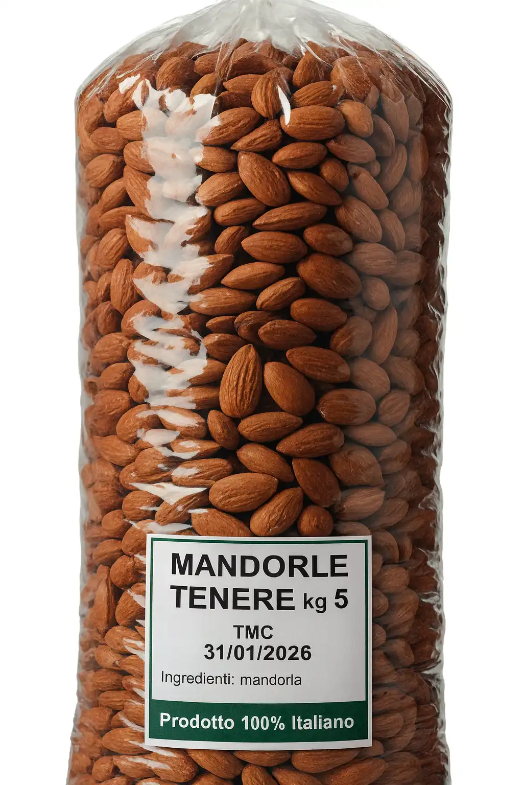 Mandorle Tenere 5Kg Selezione Premium Sgusciate Naturali Frutta Secca Dolce