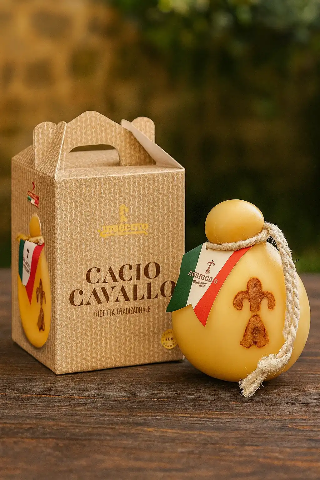 Caciocavallo Auricchio Ricetta Tradizionale 1,6Kg con Confezione Elegante
