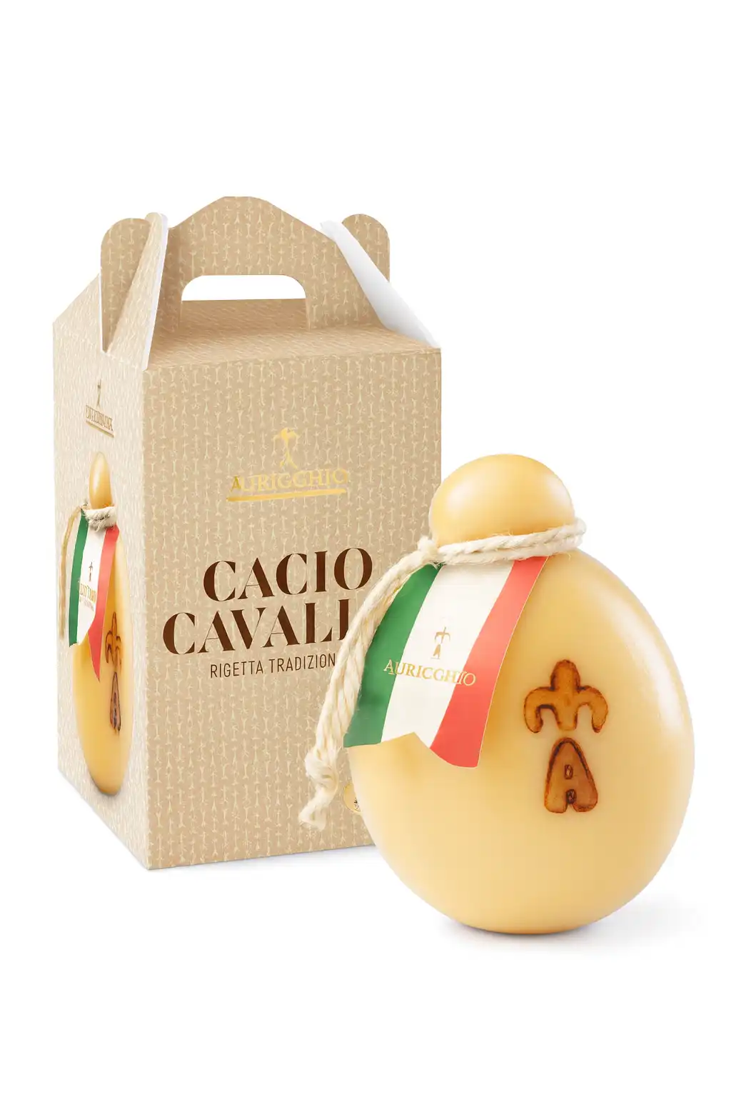 Caciocavallo Auricchio Ricetta Tradizionale 1,6Kg con Confezione Elegante