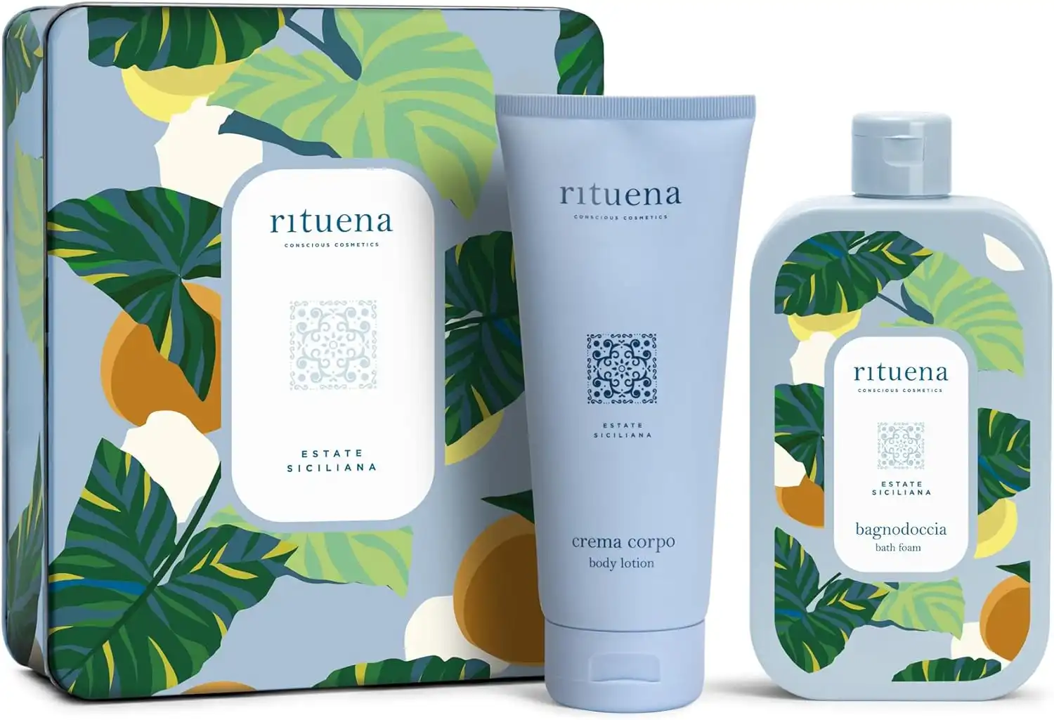 Confezione Regalo Donna con Docciaschiuma 400 ml + Crema Corpo 200 ml Scatola