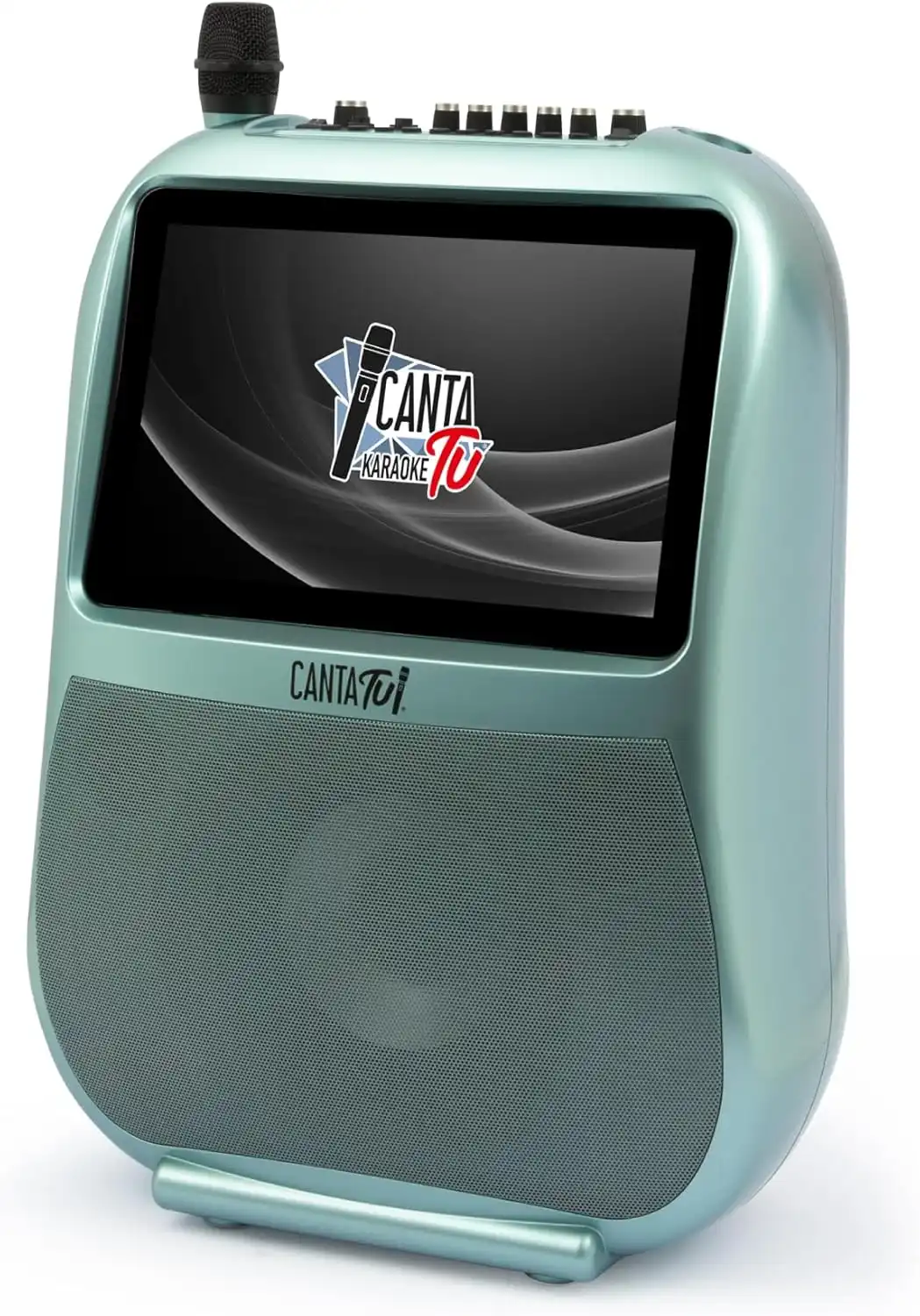 Canta Tu Karaoke Pro 2023 Verde Con Display Touch Wi-Fi E Microfono Wireless