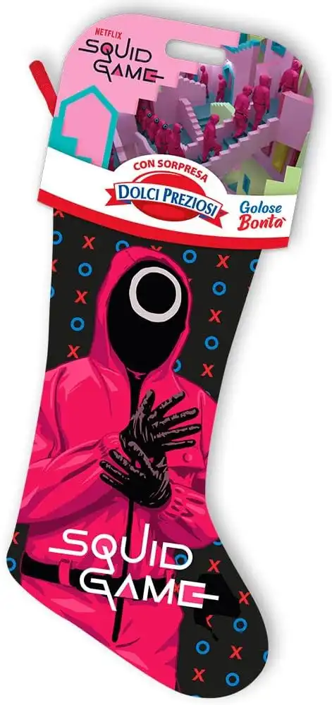 Calza Befana Squid Game Dolci Preziosi 190 g con Dolci e Sorpresa