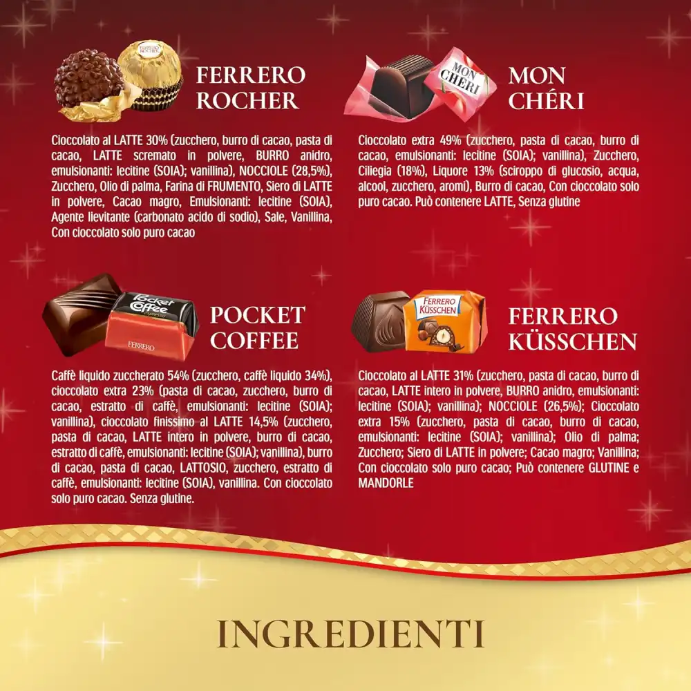 Ferrero Prestige Calza Befana 234 g con 21 Specialità Assortite al Cioccolato