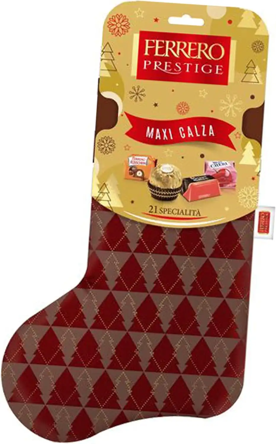 Ferrero Prestige Calza Befana 234 g con 21 Specialità Assortite al Cioccolato