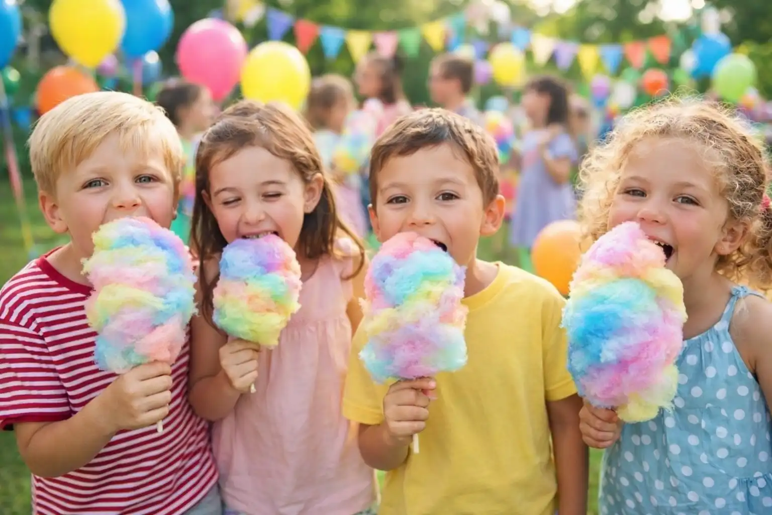 Zucchero Filato Arcobaleno Tutti Frutti Barattolo 40 g Confezione 12 Pezzi