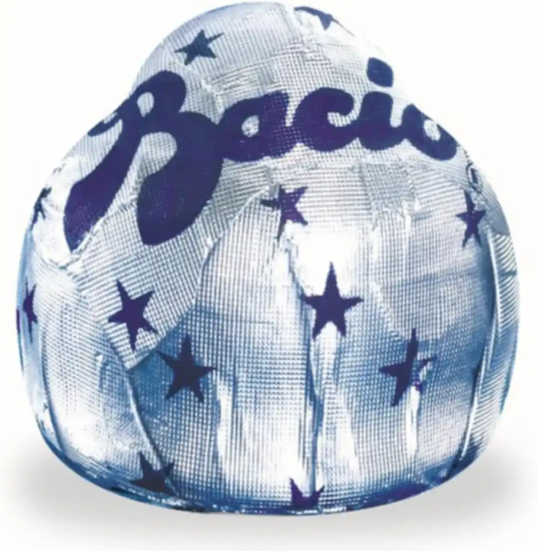 Baci Perugina Cuscino Cuore Orsetti Peluche con Zip Cioccolatini Fondente 75 g