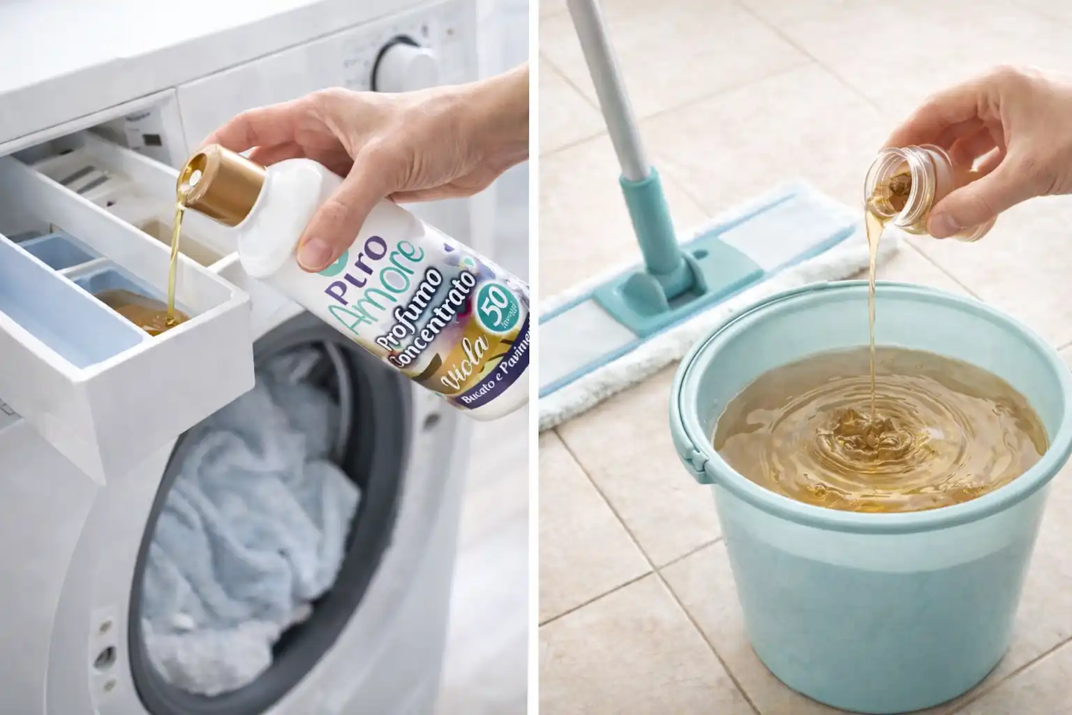 Puro Amore Profumo Concentrato Oro per Bucato e Pavimenti