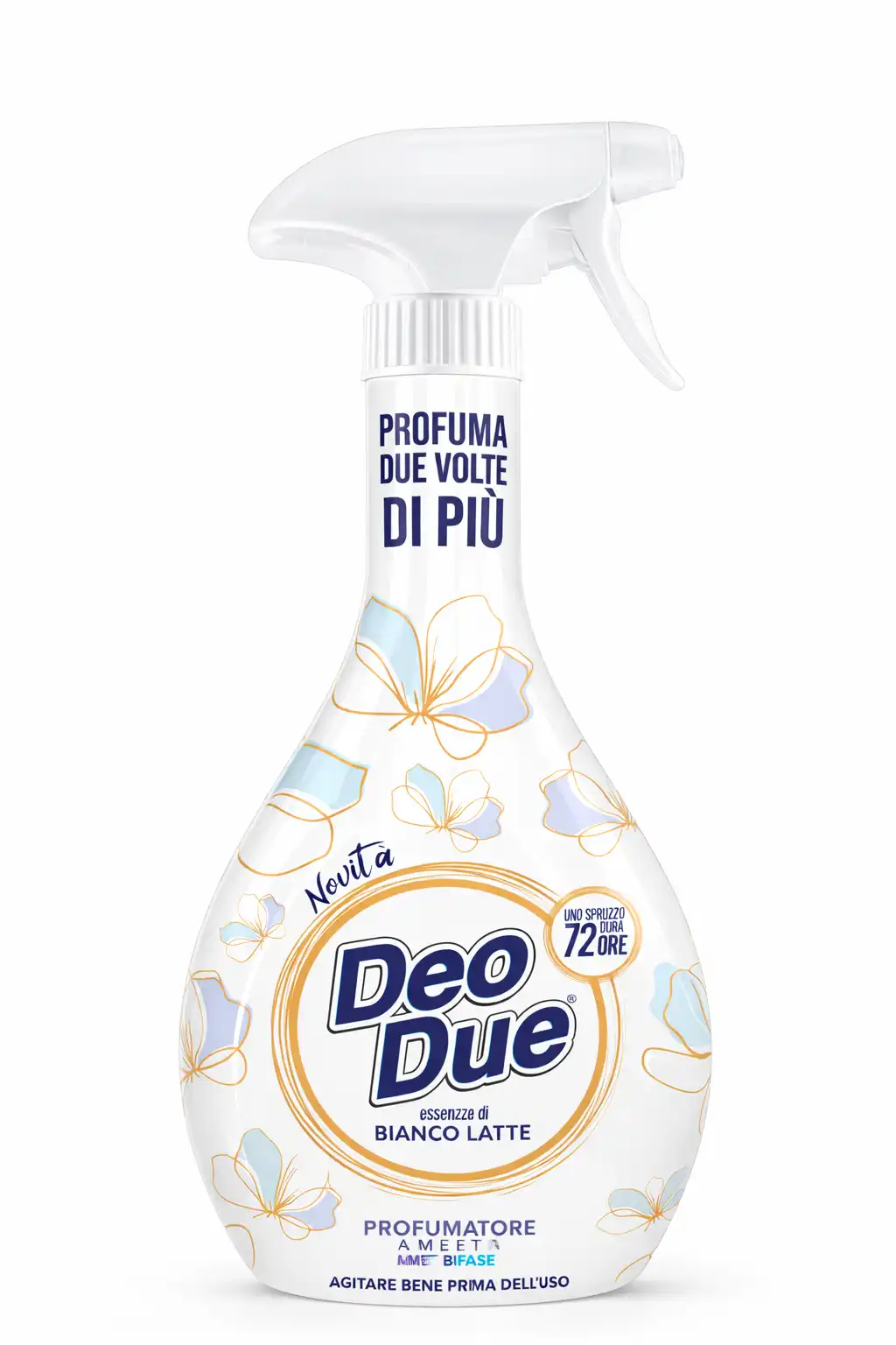 DEO DUE Bianco Latte Profumatore Ambiente 450 ml Fragranza Dolce