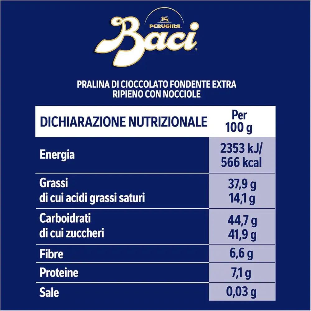 Baci Perugina Latta Cuore 50g Senza Glutine Idea Regalo San Valentino