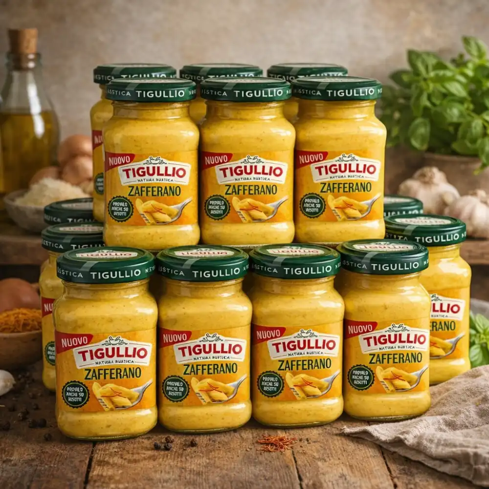 12 Pezzi Star Pesto Tigullio Zafferano 185 g Condimento per Pasta
