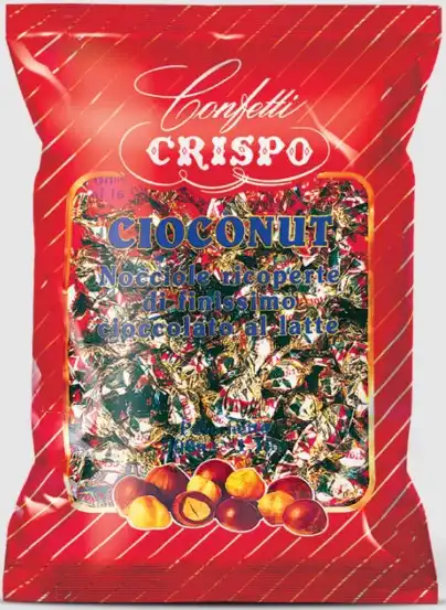 Crispo Cioccolatini al Latte con Nocciola Ricoperti di Cioccolato Finissimo 500g