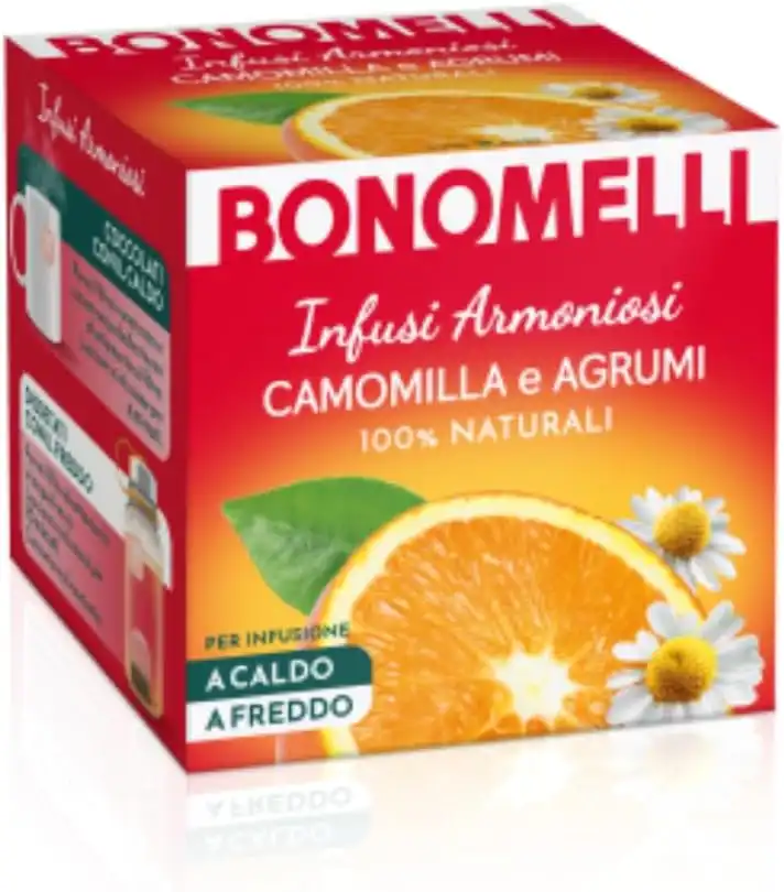 12 Confezioni Bonomelli Infusi Armoniosi Camomilla E Agrumi 12 Filtri