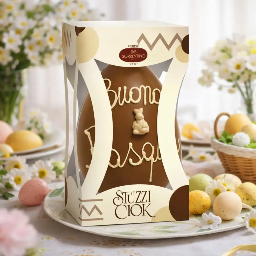 Uovo Decorato 800g Cioccolato al Latte In Astuccio Pasqua Edizione 2026