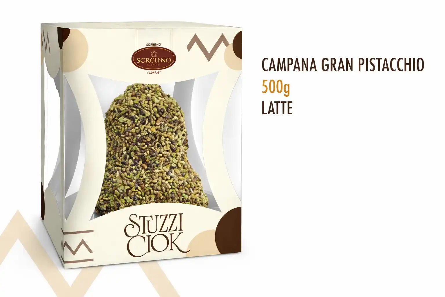 Campana Gran Pistacchio 500g Latte In Astuccio Pasqua Edizione 2026 Regalo