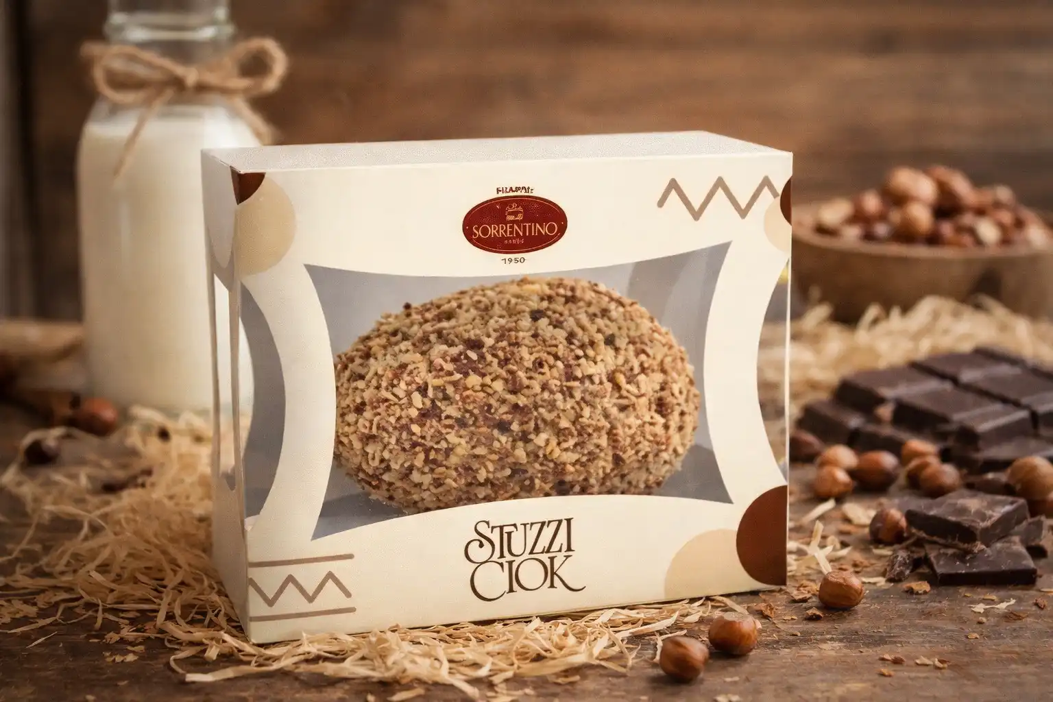 Uovo Gran Nocciolato 450g Latte Ricoperto Nocciole Pasqua Edizione 2026