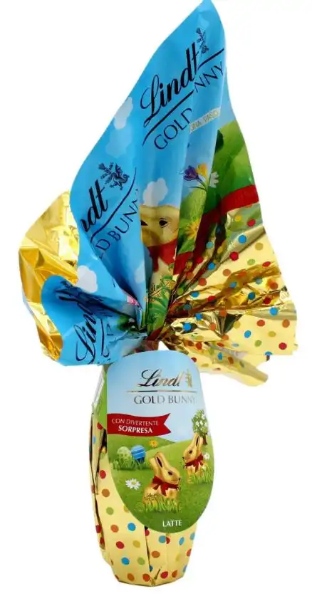6 Lindt Mini Uovo Gold Bunny 25g Cioccolato Latte Pasqua 2026 Set Regalo
