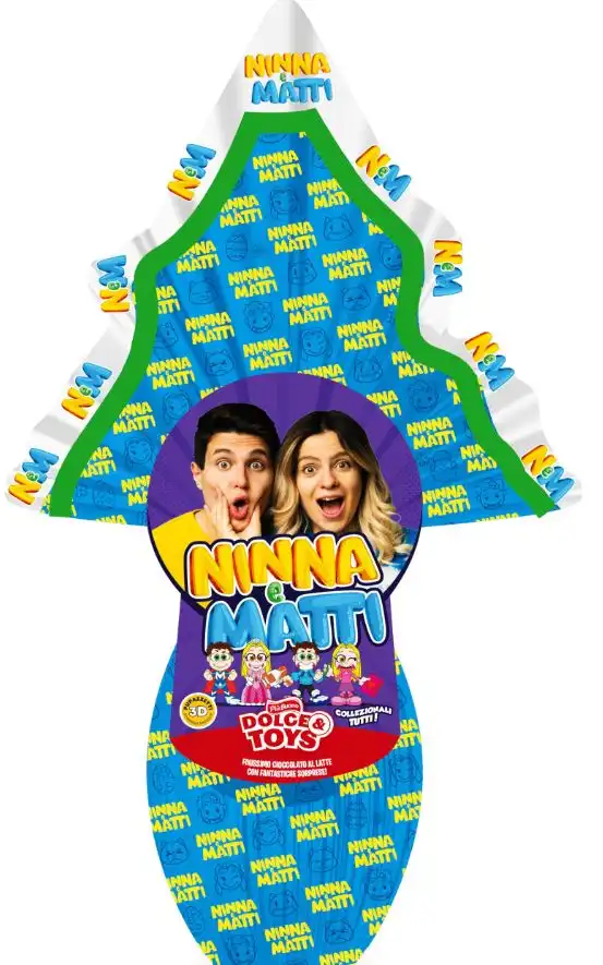 Dolce Toys Uovo Ninna e Matti 150g Cioccolato al Latte Sorpresa Maxi Pasqua 2026