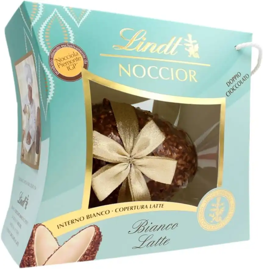 Lindt Noccior Uovo Bianco Latte 510g Nocciola Piemonte IGP